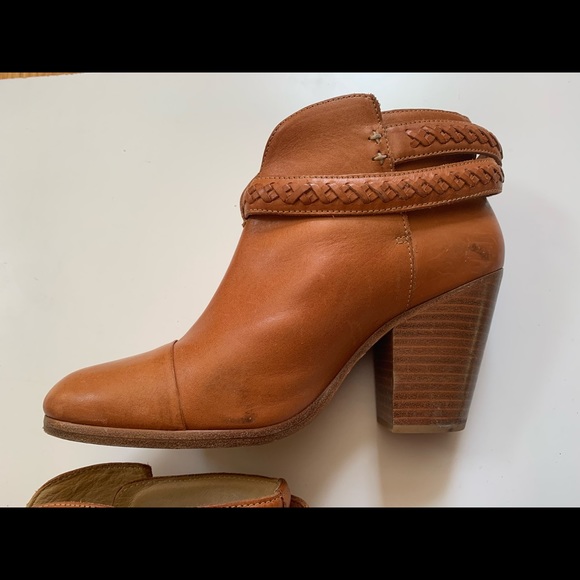 Rag & Bone natural woven harrow boots leather 38.5 - Picture 7 of 15